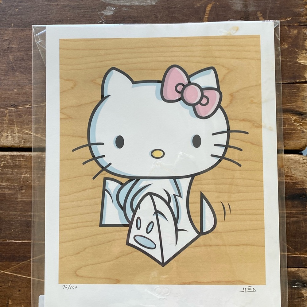 76/100 Hello Kitty art print by famous https://www.joeledbetter.com
